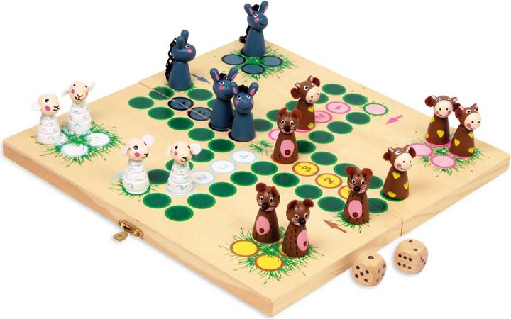 Produktbild small foot Ludo Farmtiere (Deutsch, Englisch, Französisch, Italienisch)