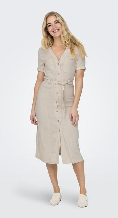 Produktbild Only Onlsiesta Ss Lin Bl Shirt Dress Pnt Noos (XL)