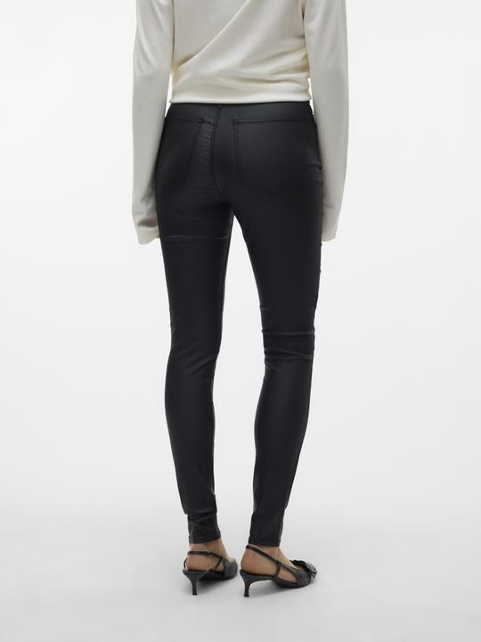 Actual product image Vero Moda Vmloa Hr Skinny Coated Zipper Pant Exc Pants (30)