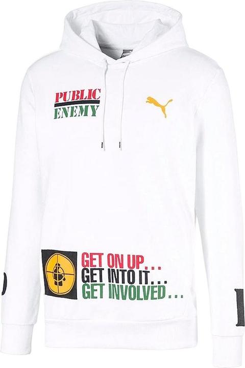 Image du produit Public Enemy Sweat à capuche unisexe adulte Fight The Power Back (XL)