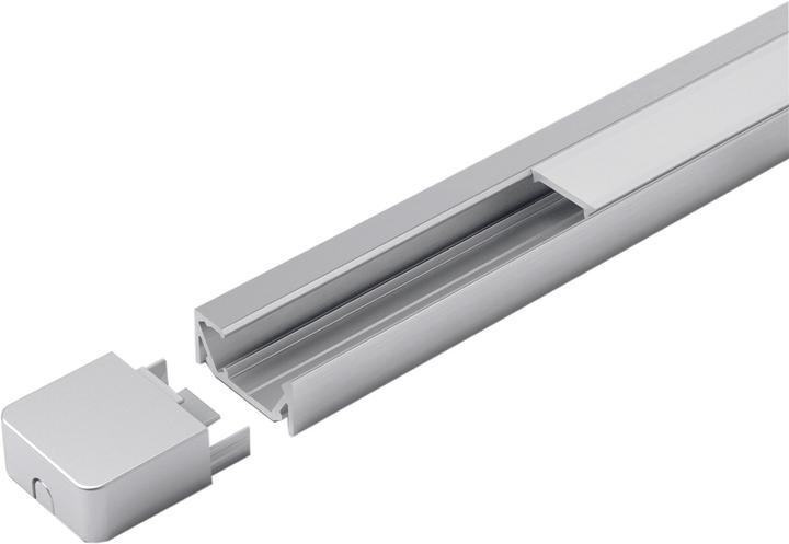 Actual product image Halemeier LED recessed/mounted profiles ChannelLine G1 with light screen
