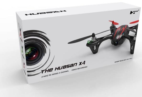 Actual product image Hubsan X4 Quadcopter Camera Version (7 min, 50.20 g, 0.30 Mpx)