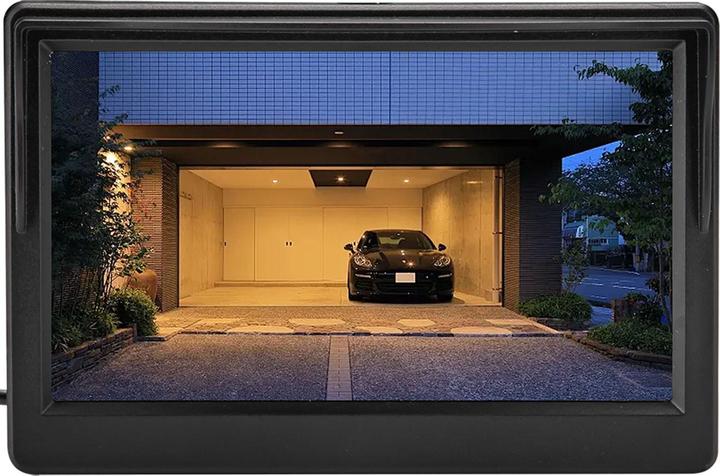 Produktbild Casativo Kabellose Funk-Rückfahrkamera, HD, AHD-Sensor, 5" Monitor, Nachtsicht