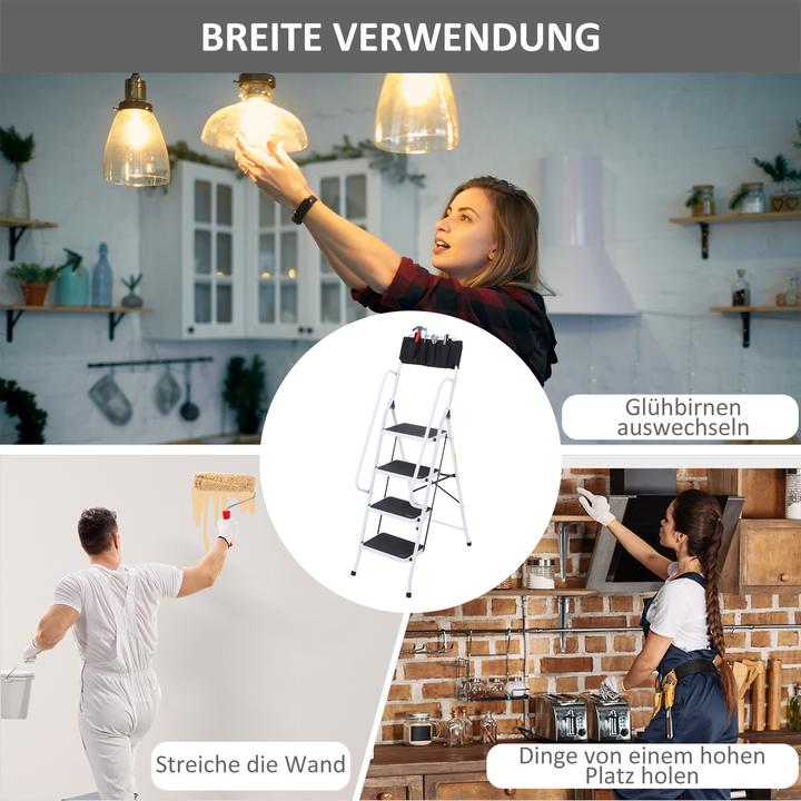 Image du produit Homcom Escabeau avec porte-outils (Escabeau, 50 cm)