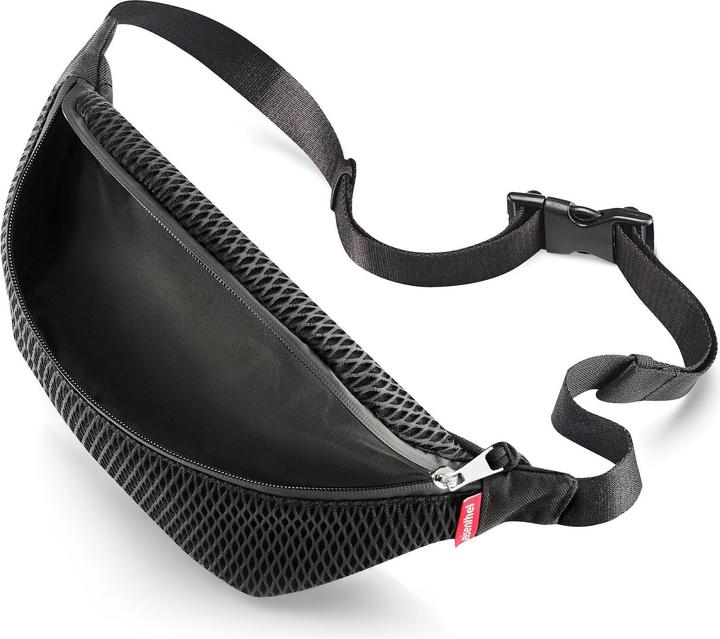 Actual product image reisenthel extralite beltbag mesh black