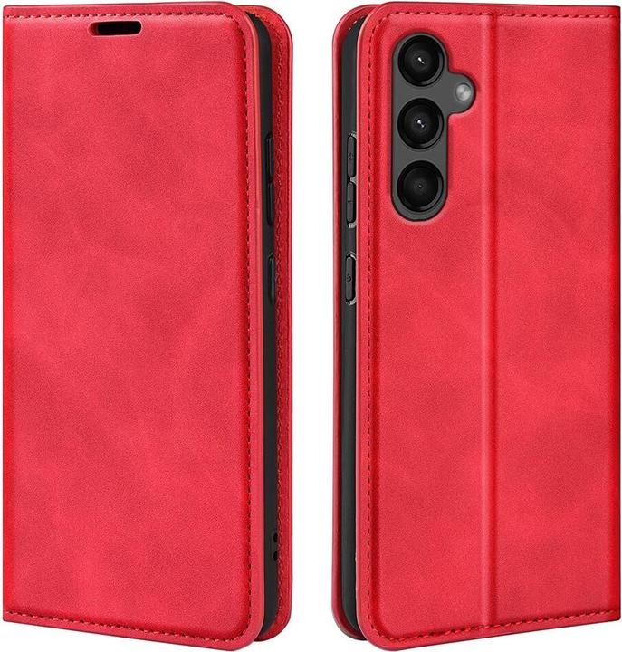 Cover-Discount Galaxy A15 - Stand Flip Case Housse rouge (Samsung Galaxy A15)