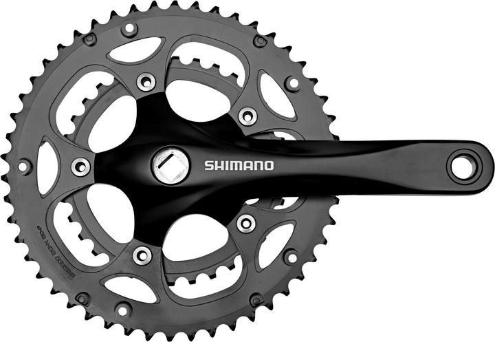 Actual product image Shimano Road FC-RS200 crankset 2x8-speed 50-34 teeth