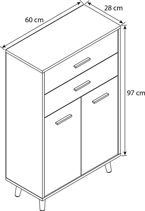 Image du produit VCM Landos (60 x 28 x 97 cm)