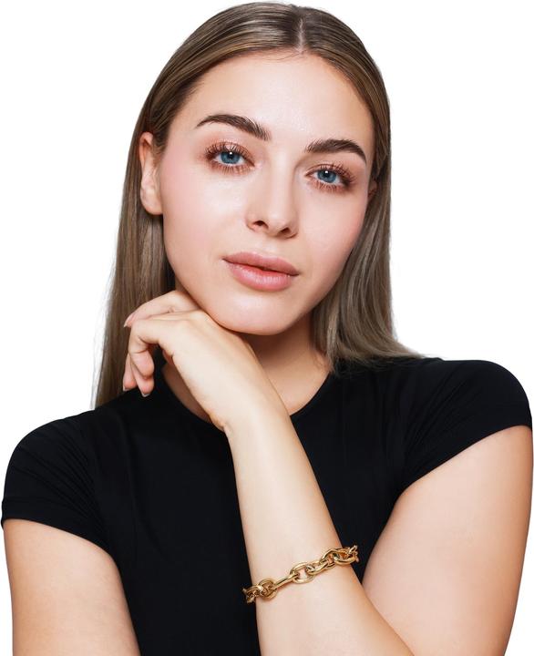 Actual product image Heideman Link bracelet silver color polished (100% stainless steel)