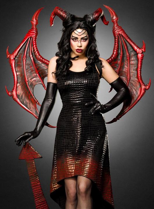 Produktbild Metamorph Drache Gummiflügel rot - Kostümflügel für Fasching