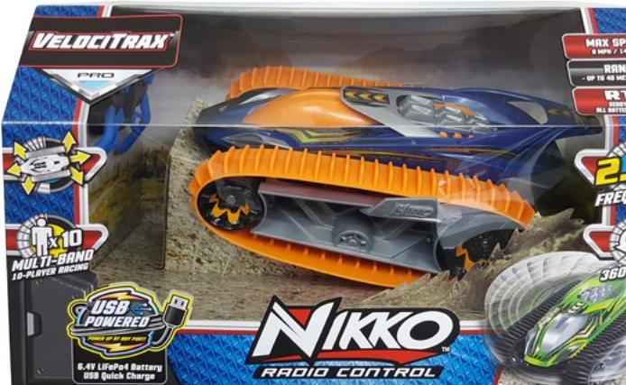 Actual product image Nikko 10031 VelociTrax Remote Control RC Car, Offroad Tracked Vehicle, LiFePo4 Battery, Up to 14 k...