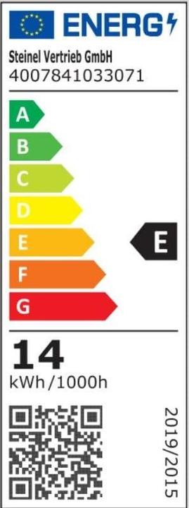 Energy Label Steinel XLED Home 2 S (1484 lm)