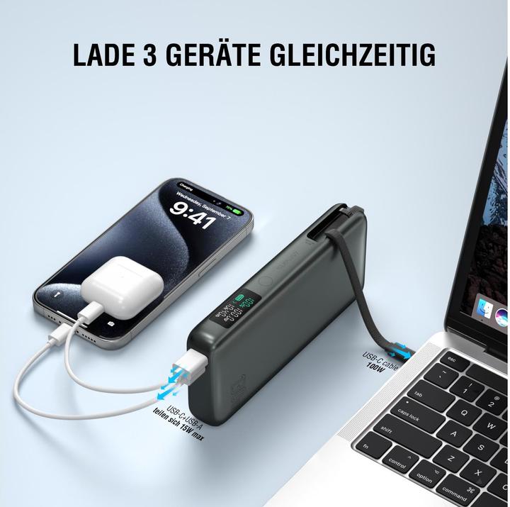 Produktbild 4smarts Powerbank Enterprise (20000 mAh, 130 W, 74000 Wh)