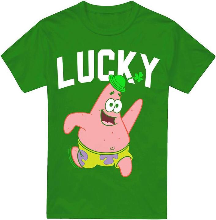 Produktbild Spongebob Squarepants Lucky TShirt St PatricksTag (L)