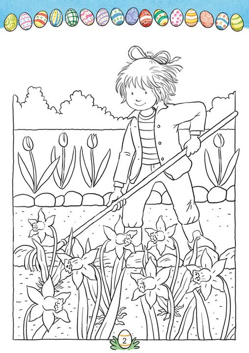 Actual product image Conni Yellow Series (activity book): Colouring fun for Easter and springtime