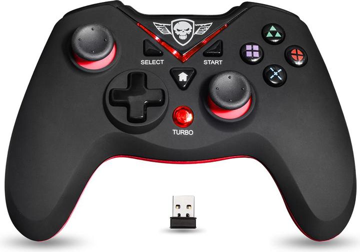 Image du produit Spirit Of Gamer SOG-RFXGP Contrôleur de jeu, USB Gamepad analogique / numérique PC, Playstation 3 (PS3, PC)
