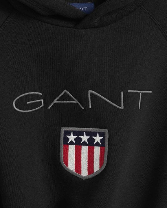 Actual product image GANT Sweatshirt Sporty Comfortable Fit Shield Hoodie - 17740 (146)