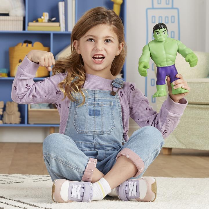 Image du produit Hasbro Spidey and His Amazing Friends super grande figurine de 22,5 cm Hulk, jouet de super-héros, V