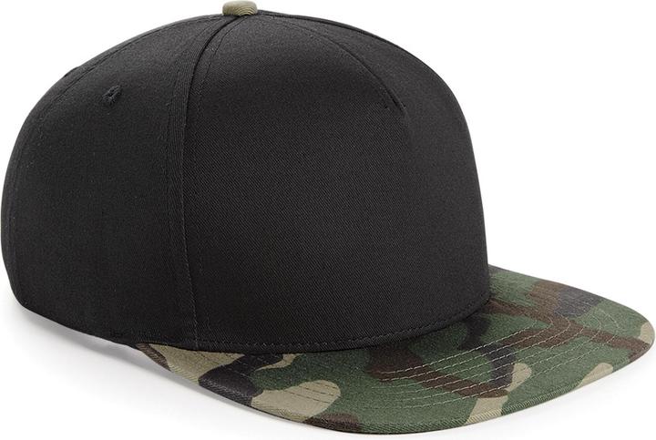 Noir, Motif de camouflage vert