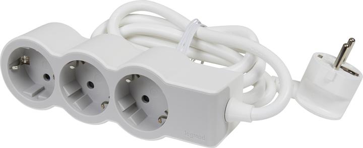 Produktbild Legrand Flache Steckdosenleiste, 3-fach Steckdose (3 x, CEE, CEE 7/3, 5 m)