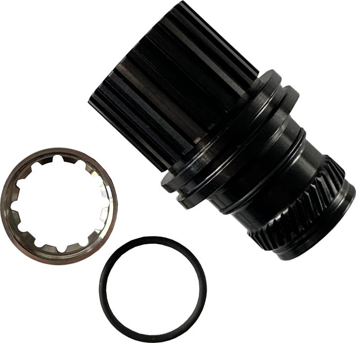 Actual product image Chris King R45 Driveshell Conversion Kit w/out Axle Shimano Microspline, Steel-Bearings, black