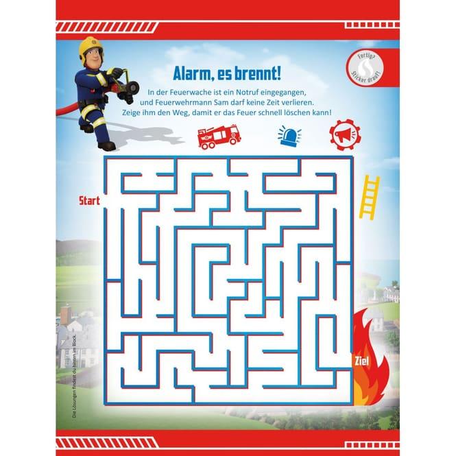 Produktbild Panini Feuerwehrmann Sam: 1001 Sticker: Stickern - Rätseln - Ausmalen