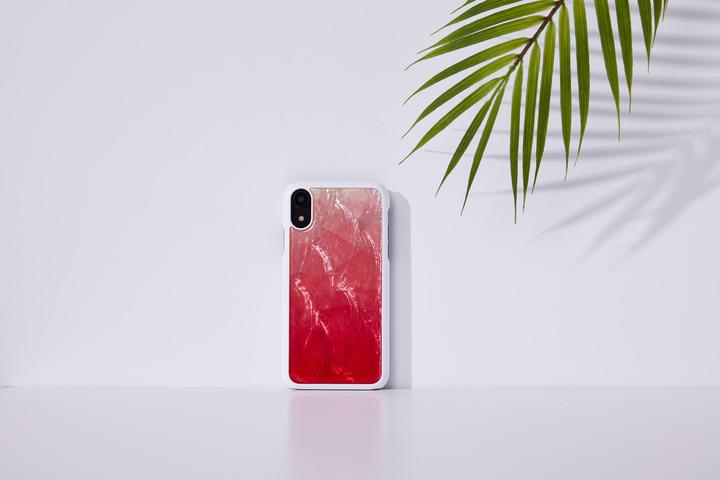 Actual product image Ikins SmartPhone case iPhone XR pink lake baltas (Apple iPhone XR)