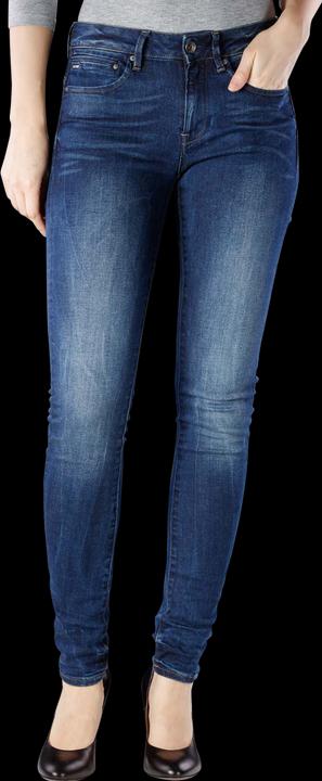 Immagine prodotto G-Star Midge Zip Mid Skinny Jeans scuro invecchiato (W28/L30)