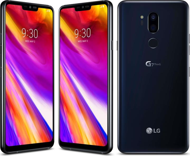 LG G7 (64 GB, Black, 6.10", Hybrid Dual SIM, 16 Mpx, 4G)