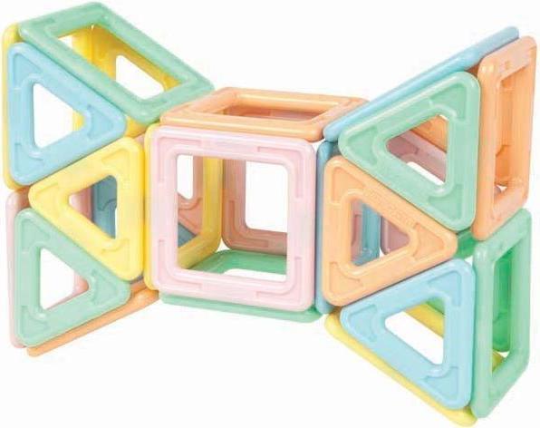 Actual product image Magformers My First Pastel 30PC Set rinkinys
