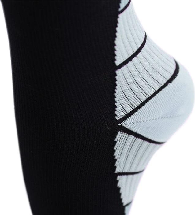 Immagine prodotto JTI Calze a compressione alte fino al ginocchio per corsa e fitness - Grigio L/XL (L/XL)