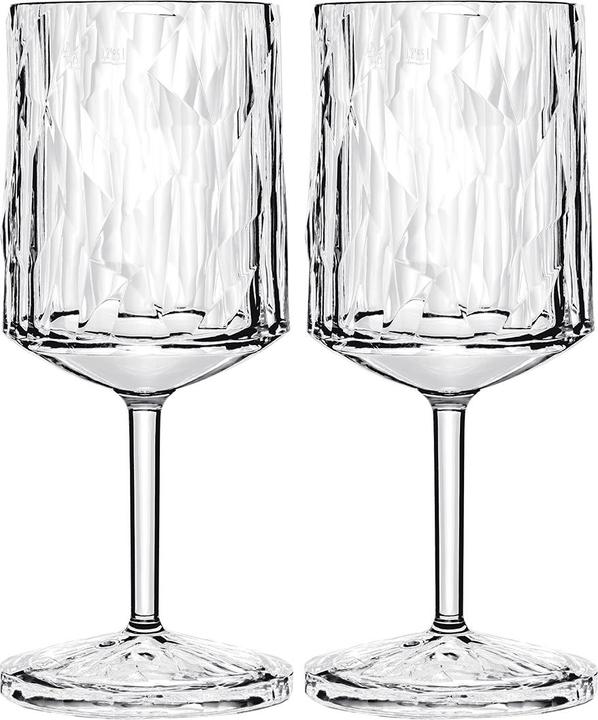 Immagine prodotto Koziol Bicchiere da vino bianco Superglass (20 cl, 2 Occhiali, Bicchieri da vino bianco)
