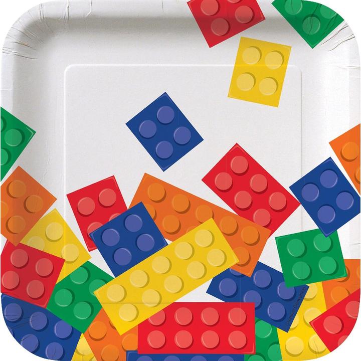 Produktbild Creative Party Quadratische Partyteller aus Papier (Packung mit 8 Stück) (8 x)