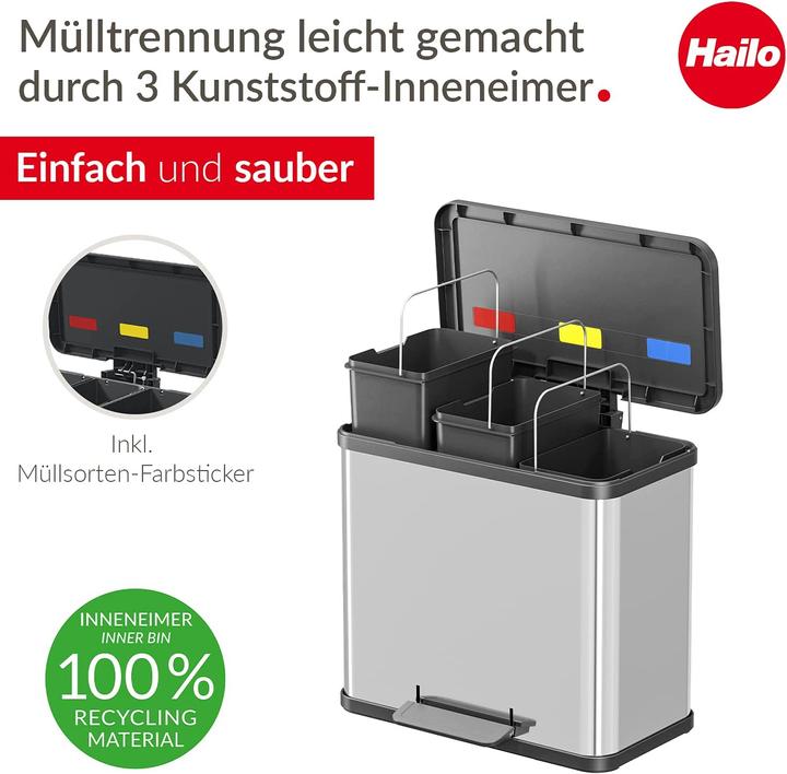 Image du produit Hailo Eco trio Plus (33 l)