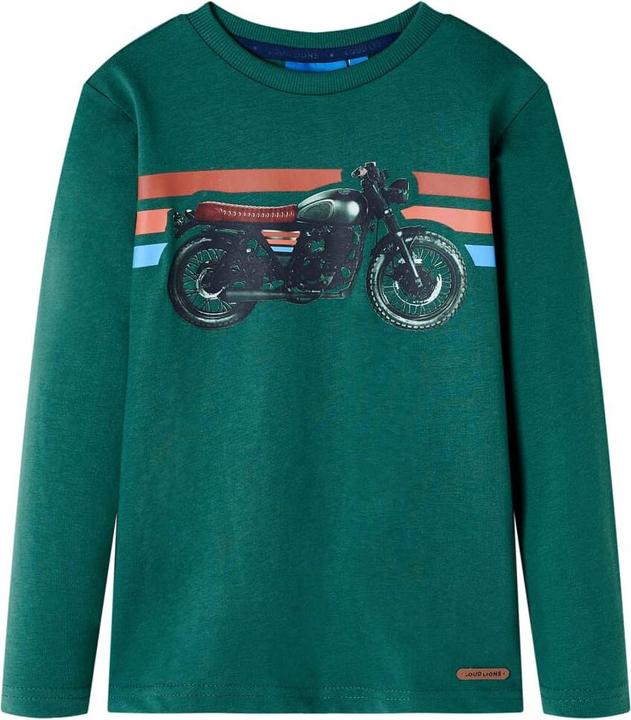 Produktbild VidaXL Kinder-Langarmshirt Grün 104,Material: 100 (104)