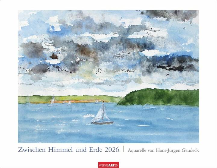 Immagine prodotto Zwischen Himmel und Erde Kalender 2026 - Aquarelle von Hans-Jürgen Gaudeck (44 x 34 cm, Tedesco)