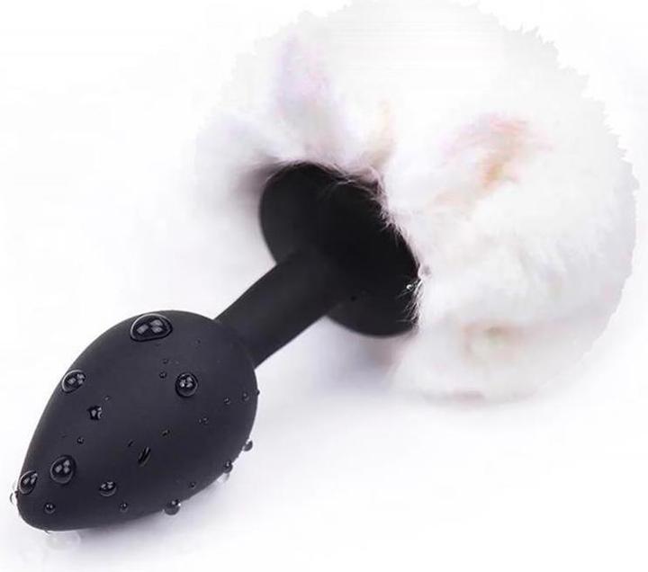 Actual product image AfterDark Fantasies Butt Plug with Pompon Bunny-Tail