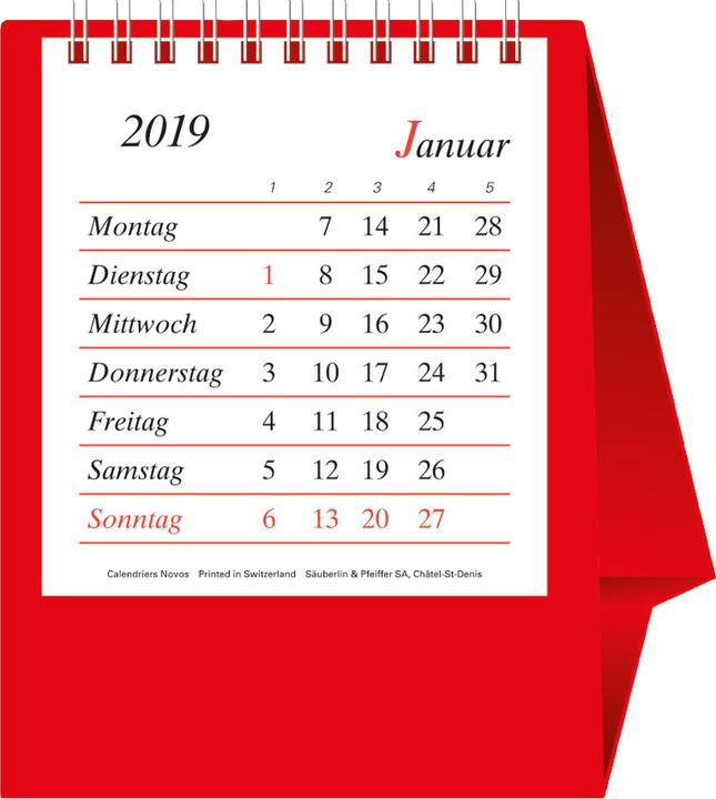 Produktbild Novos Tischkalender