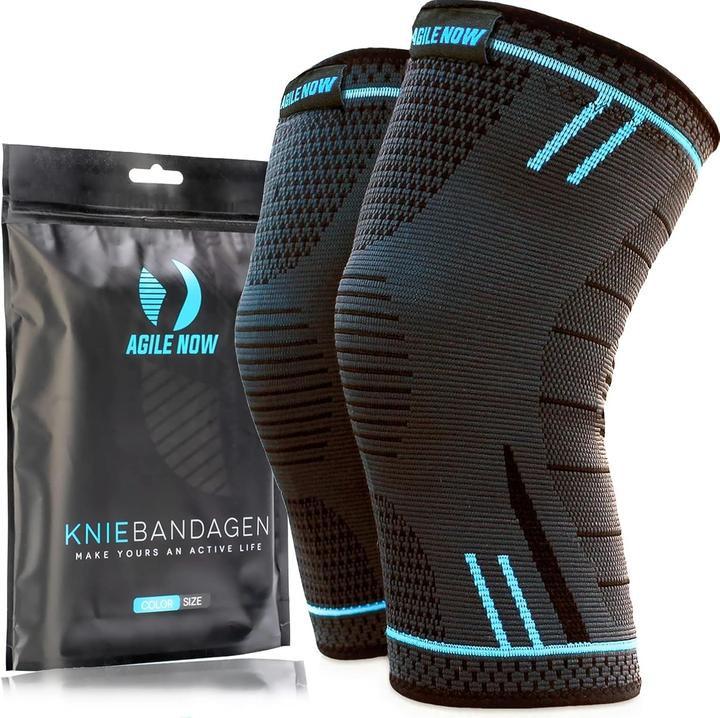 Image du produit Agile Now 2-teiliges Kniebandagen-Set (L)