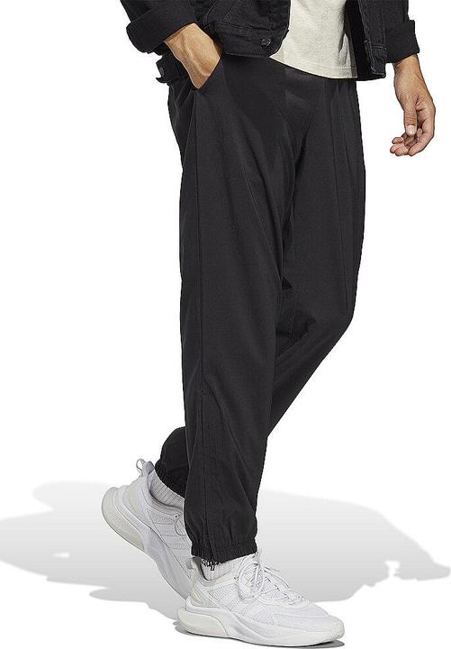 Immagine prodotto adidas Essentials - Pantalone conico Stanford a tinta unita, Nero, S, Uomo (S)