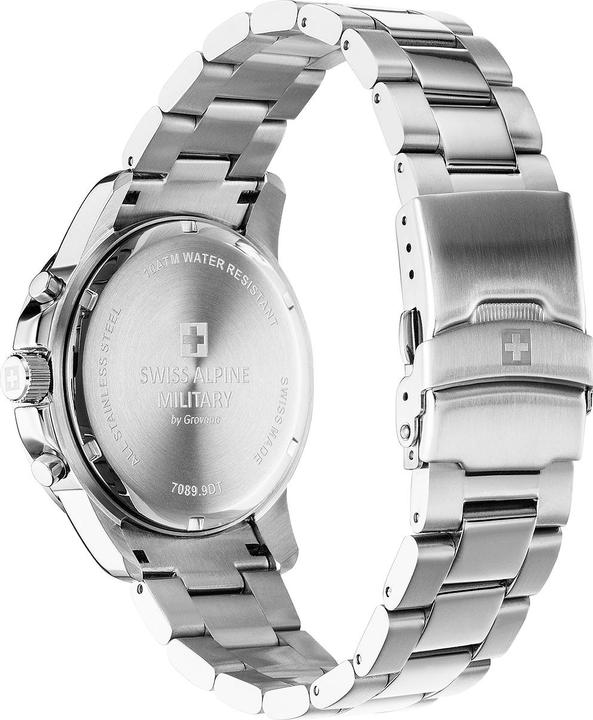 Image du produit Swiss Alpine Military 7089.9134 Chronographe Montre Homme 44mm 10ATM (Chronographe, 44 mm)