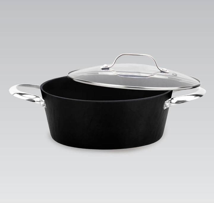 Actual product image Maestro Garnek z pokrywką 24cm Rock Stone MR-4424 (24 cm, Pan set + pot set, Aluminium)