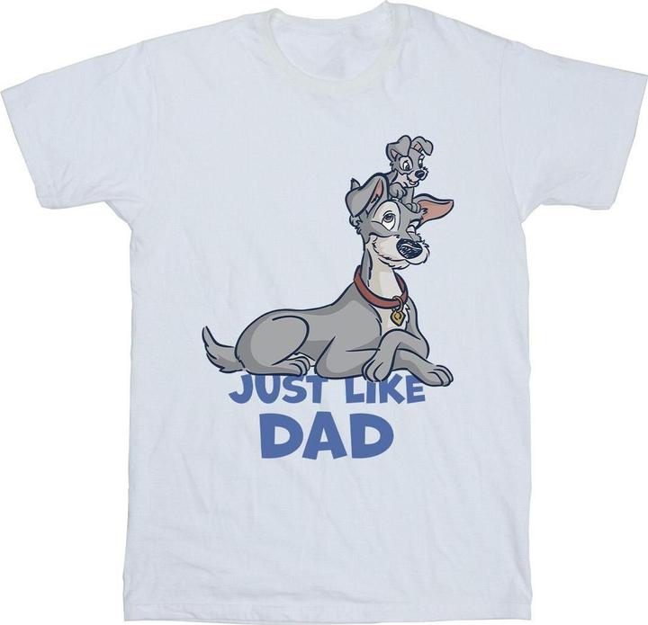 Produktbild Disney Lady And The Tramp Just Like Dad TShirt (L)