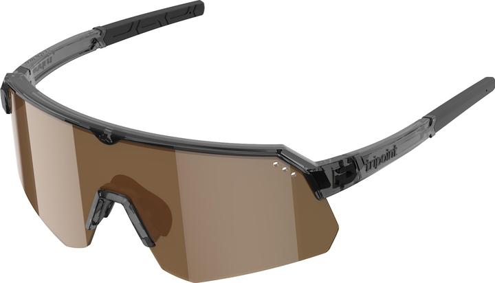 Produktbild Tripoint 001 Treriksröset Tri-x Polarized (Shiny Transp Black-Brown, Silver Mirror Polarized, Braun)
