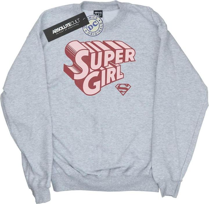Immagine prodotto Supergirl Retro Logo Felpa Ragazze (128)