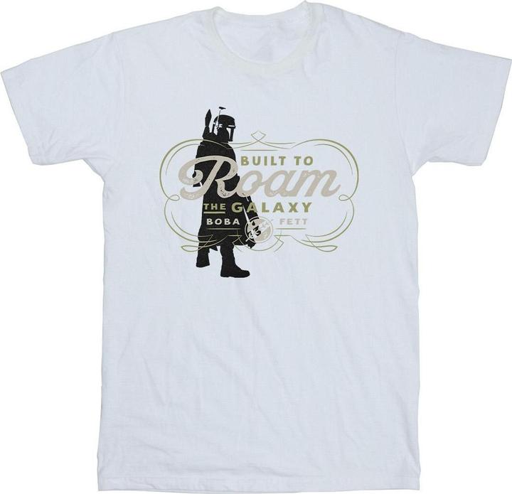 Actual product image Star Wars Mens The Book Of Boba Fett Built To Roam T-Shirt (XL)