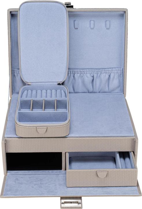 Produktbild Windrose 803954.07 - Schmuckkoffer L mit Einsatz Corbello taupe