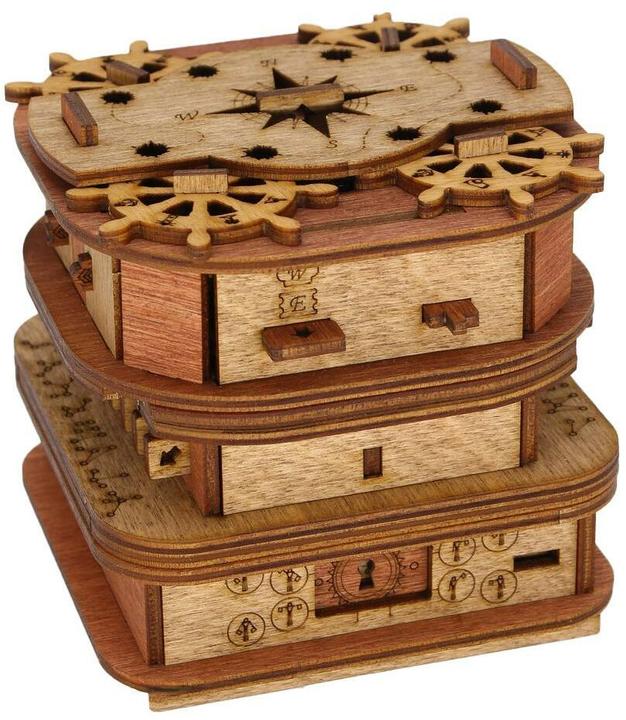 Image du produit iDventure Cluebox Megabox - Le coffre de Davy Jones - Boîte de casse-tête (Danois)
