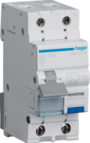 Actual product image Hager ADC916D