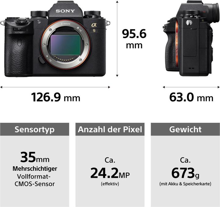 Immagine prodotto Sony Corpo Alfa 9 (24 Mpx, Full frame / FX)